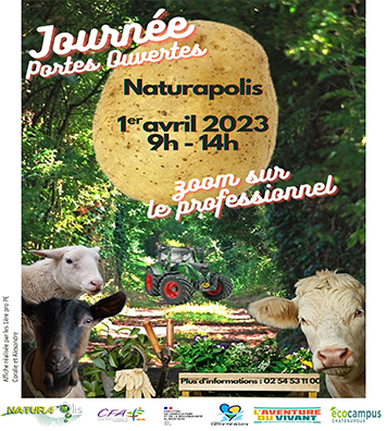 JPO du 1er avril 2023 de l'étblissement Naturapolis