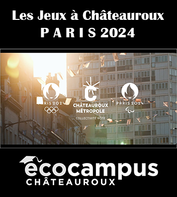 Les Jeux Paris 2024 à Châteauroux .