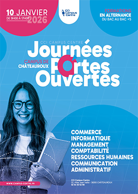 Campus Centre Châteauroux Journée portes ouvertes le 10 janvier 2026