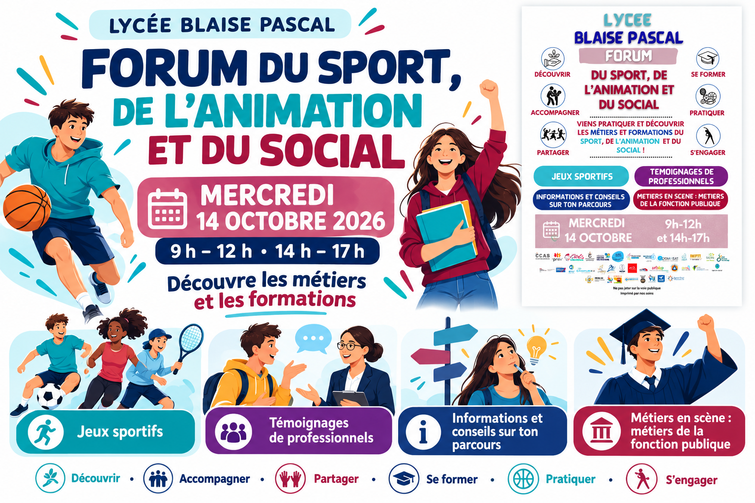 Lycée Blaise Pascal Forum du sport, de l'animation, et du social.